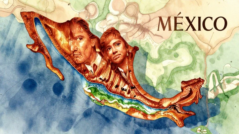 Acuíferos de MÉXICO: Descubre el MAPA de Aguas Subterráneas 8 Mapa acuíferos mexicanos, estilo acuarela vibrante