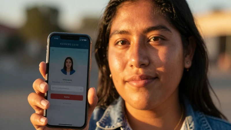 Crear Alias Tarjeta Liverpool y gestionar cuenta en línea 5 Mexicana, piel bronceada, usa su móvil