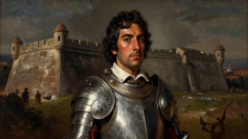 Biografía de ALONSO DE LEÓN El Mozo: FUNDADOR de MONCLOVA 3 Conquistador hispano-mexicano con armadura regia