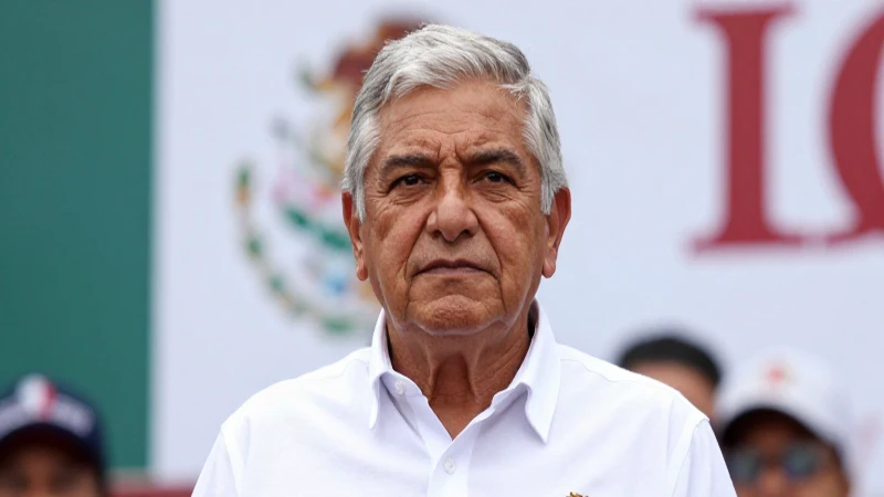 López Obrador, mestizo, en un mitin soleado