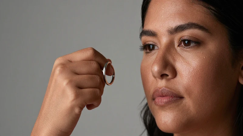 En qué dedo se suele colocar el anillo de castidad 4 Joven mestiza con anillo de castidad plateado