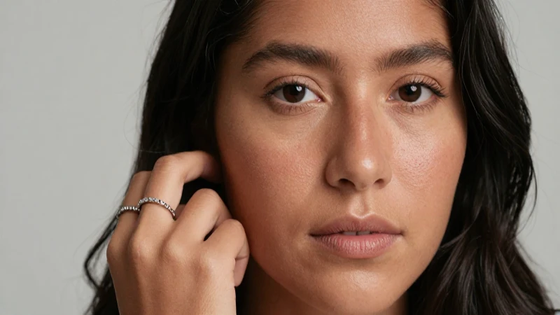 En qué dedo se suele colocar el anillo de castidad 6 Joven mestiza de piel bronceada con anillo
