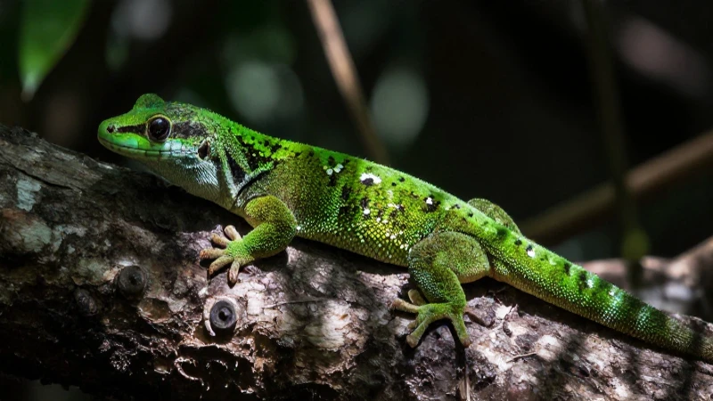 Lagarto mexicano en hábitat natural, fotografiado a detalle