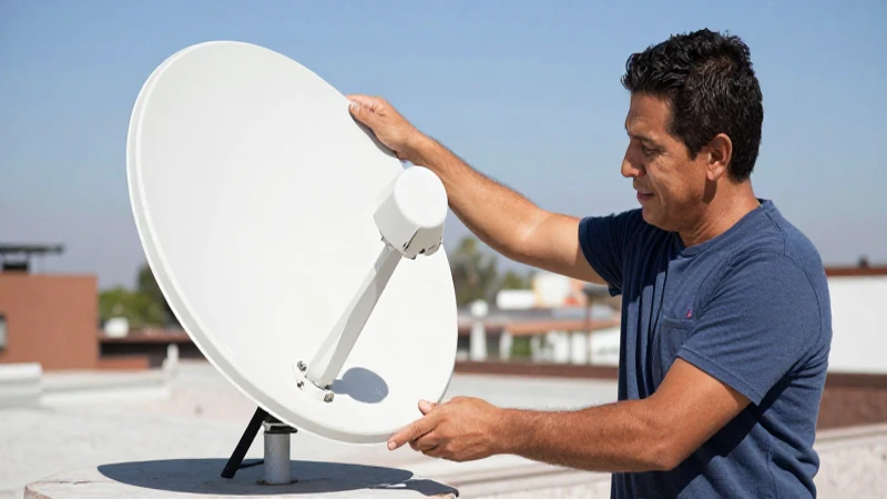Instalación de antena Dish en México