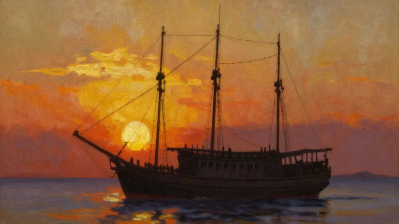 Puesta de sol dorada sobre México mesticio