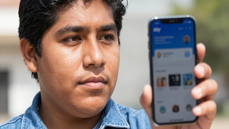 Cómo puedo descargar y utilizar la aplicación Sky en México 3 Mexicano con smartphone bajo luz natural