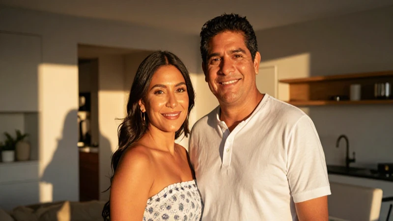 Cómo obtener Ayuda por Matrimonio en Afore Banamex 4 Pareja mestiza sonríe en un hogar cálido