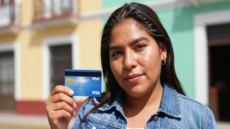 Mexicana, visa en mano, piel bronceada