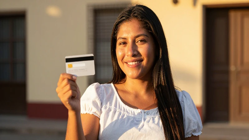 Qué es Recompensa Total Banorte y cómo funciona 4 Mujer mestiza sonríe con tarjeta de crédito