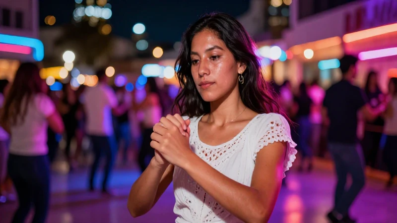Cuáles son los mejores bares y discotecas de Iztapalapa 6 Bailarina mestiza, luces vibrantes, ambiente cinematográfico