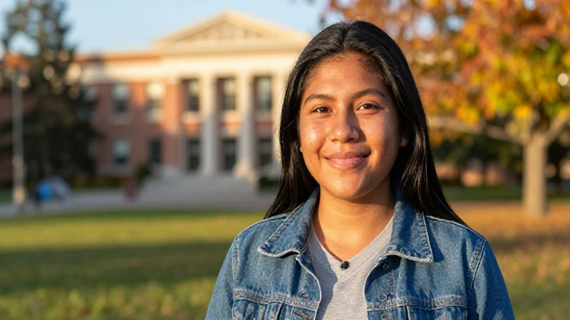 Mejores becas para estudiar en Canadá siendo mexicano 5 Joven mestizo en campus otoñal dorado