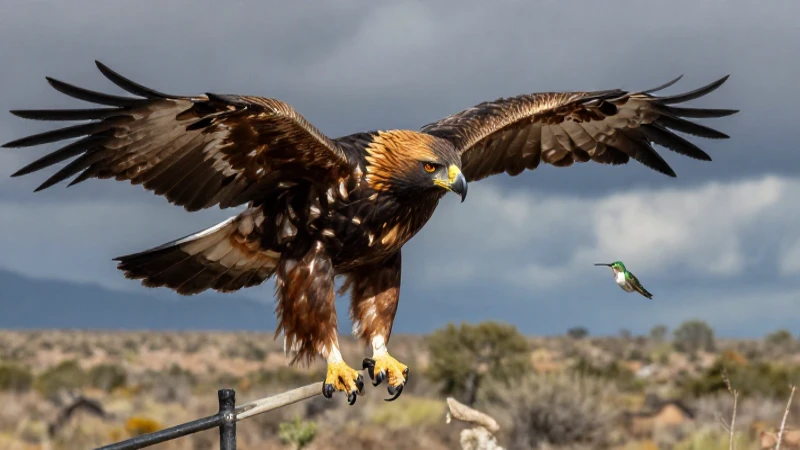 BIODIVERSIDAD de Durango: Descubre ESPECIES ENDÉMICAS ÚNICAS 5 Águila dorada en paisaje mexicano soleado