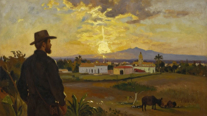 Diego Velázquez: El Conquistador Que Transformó Cuba 5 Velázquez pintó paisaje cubano al atardecer