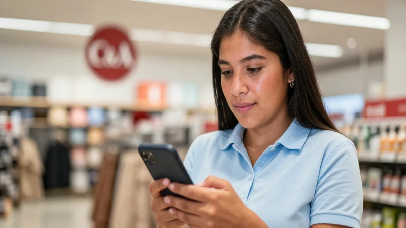 Cómo puedo pagar y consultar mi saldo en línea en C&A 6 Persona mestiza paga con celular en C&A