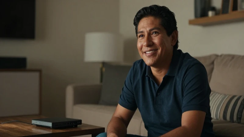 Cómo realizar el cambio de Cablecom a Izzi en México 5 Mexicano sonriente en cálido salón moderno