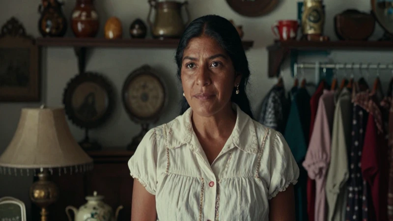 Calle de la Cruz Verde: DESCUBRE su ENIGMÁTICA HISTORIA 4 Mujer mexicana en tienda antigua, nostálgica