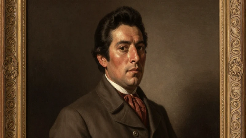 CAMPECHE: Descubre su RICA HISTORIA y LEGADO CULTURAL 5 Retrato mexicano de siglo XIX en óleo