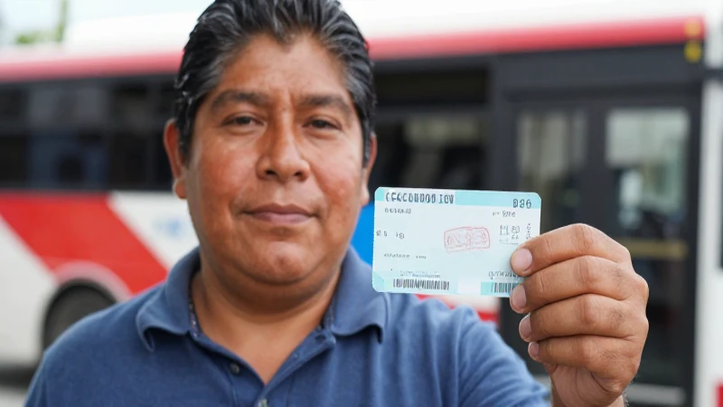 Un mexicano mestizo con billete cancelado