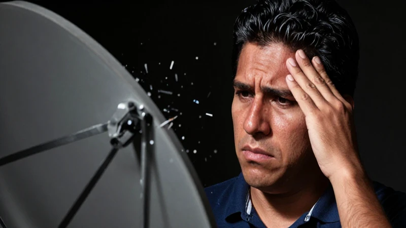 Mexicano cancela contrato, satélite roto, iluminación dramática