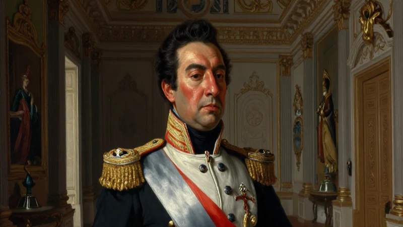 Retrato realístico de Carlos IV con rasgos mestizos