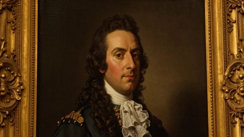 Retrato de Carlos IV en estilo rococó