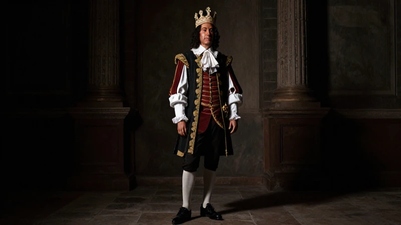Retrato formal y dramático de Carlos IV