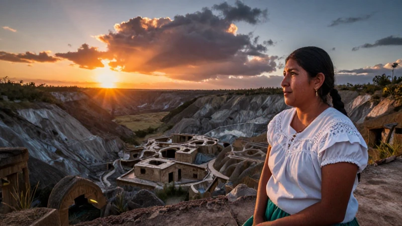 Un atardecer dramático en el Cerro de Mariana