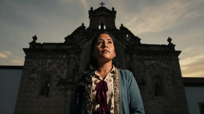 Guadalupe, silueta en Cerro Partido, realismo dramático