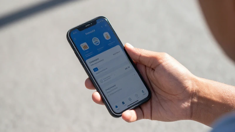 Cómo utilizar la aplicación Bancoppel Móvil en México 4 Persona mestiza usa una app bancaria al sol