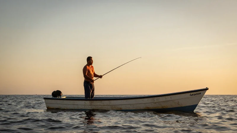 Mexicano, pesca al atardecer, cálido y dorado