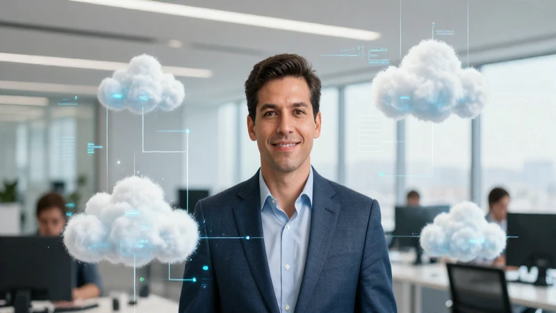 Qué es Cloud Telmex y cómo utilizarlo en empresas de México 4 Ejecutivo mexicano en un entorno moderno y vibrante