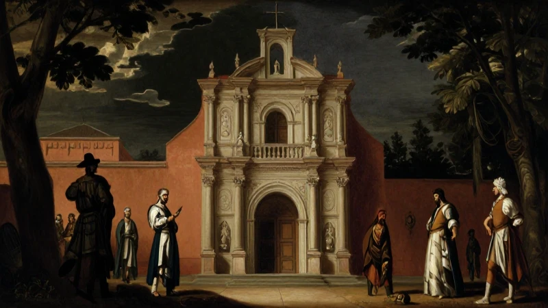Oñate retratado con iluminación dramática e histórica