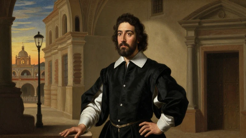 Retrato colonial español con luz cálida