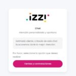 Cómo contactar a atención a clientes por chat en izzi.mx