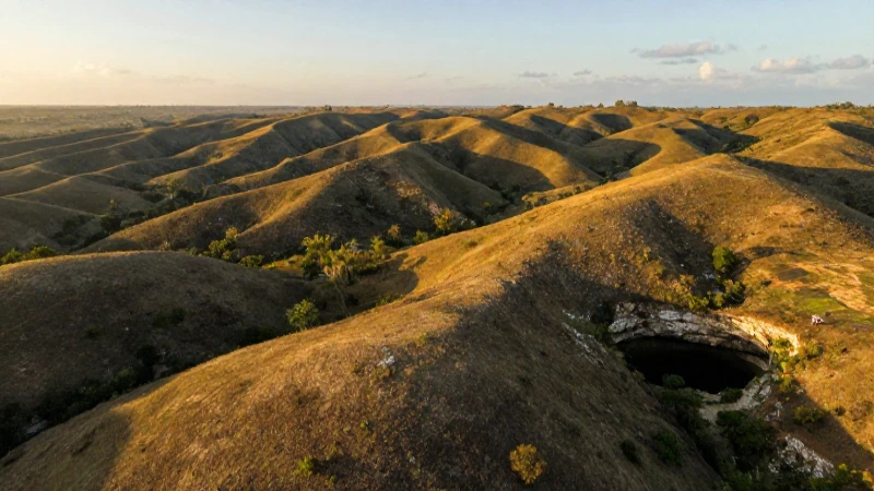 Paisaje mexicano vibrante, cálido y extenso