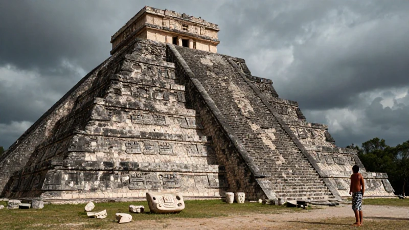 Caída de TENOCHTITLAN: Descubre su LEGADO y CONSECUENCIAS 5 Ruinas aztecas y campo de batalla desolado