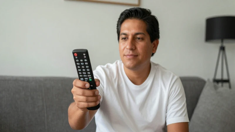 Cómo puedo configurar un control remoto universal 4 Mestizo moreno controla la televisión en casa