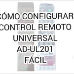 Cómo puedo configurar un control remoto universal