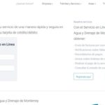 Cómo realizar el pago en línea a Agua y Drenaje de Monterrey