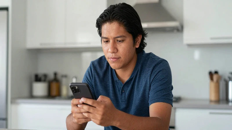 Cómo saber mi número Bait en México sin saldo disponible 5 Joven mestizo mexicano con smartphone