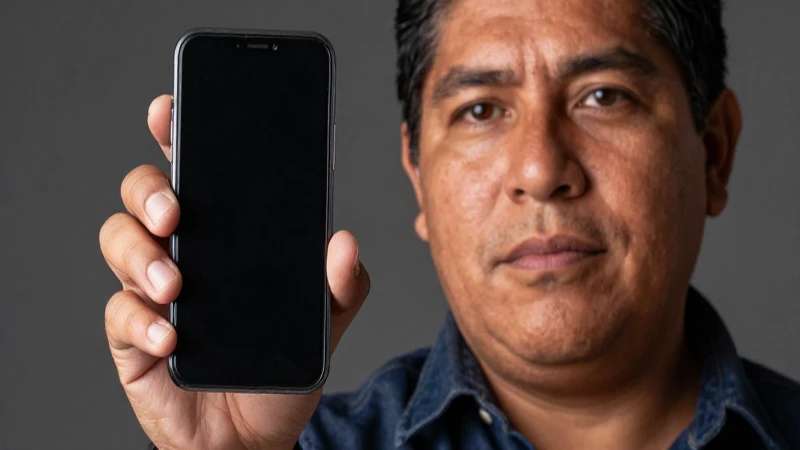 Cómo saber mi número Bait en México sin saldo disponible 7 Joven mestizo con móvil, saldo vacío