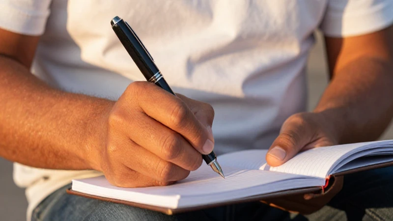 Cómo escribir la fecha correctamente en la CDMX 4 Mexicano escribe con pluma a la luz dorada