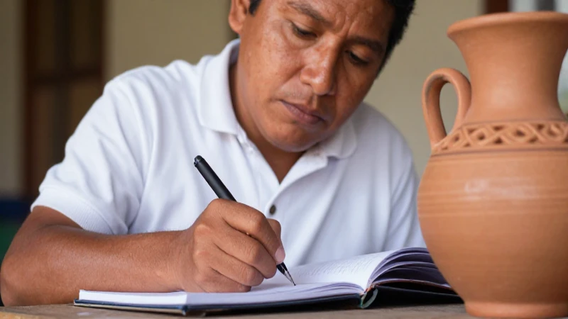 Cómo escribir la fecha correctamente en la CDMX 5 Mestiza escribe con cerámica mexicana a la luz cálida
