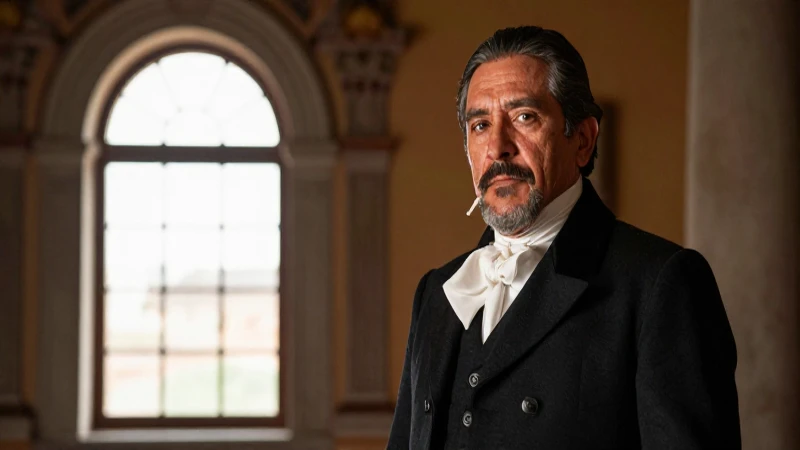 Retrato colonial mexicano, luminoso y detallado