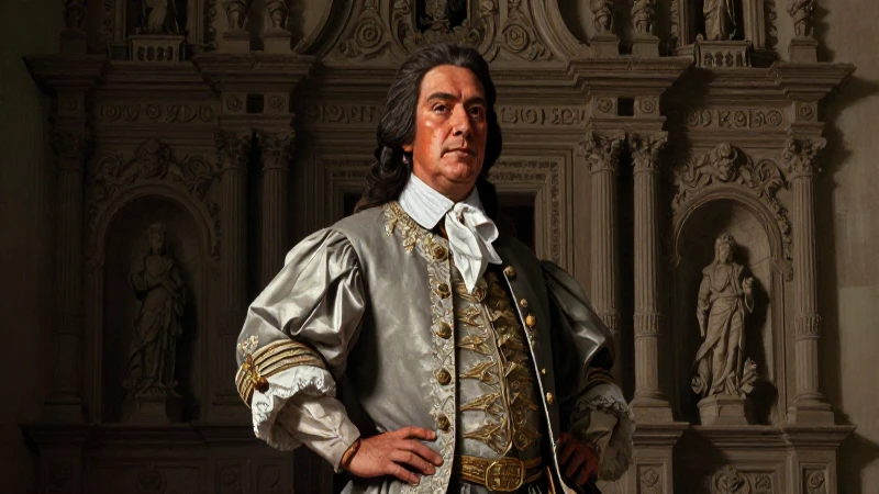 Un retrato barroco de un mestizo mexicano
