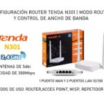 Configuración personalizada de routers Tenda N300 y N301