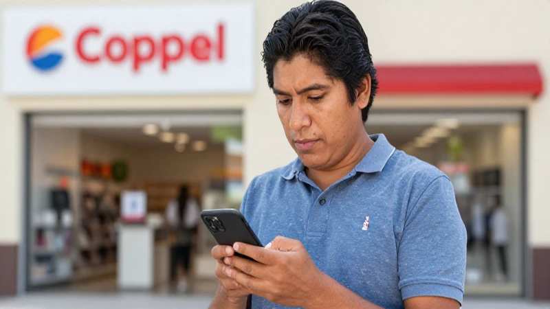 Cómo obtener tu número de cliente en Coppel en México 3 Mexicana mestiza usa app Coppel en celular