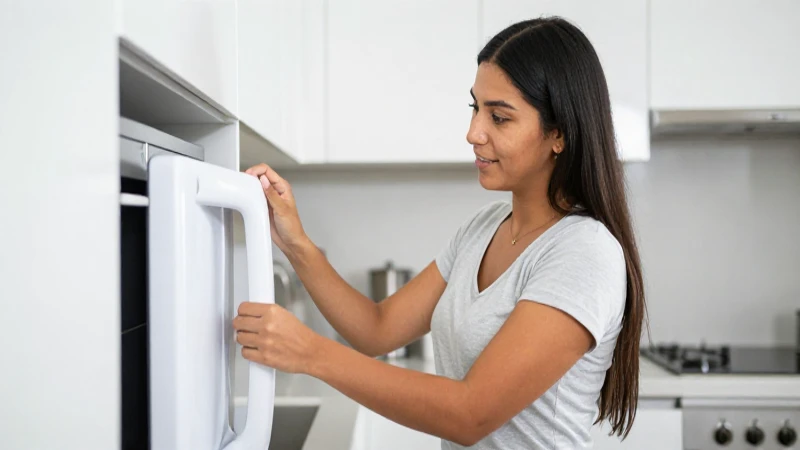 Mexicano compra electrodoméstico en cocina moderna