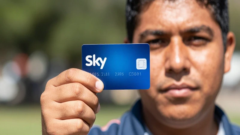 Qué es la tarjeta inteligente de Sky y cómo usarla al máximo 5 Joven mestiza, con tarjeta Sky, bajo el sol
