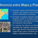 Cuáles son las diferencias entre un mapa y un plano en México